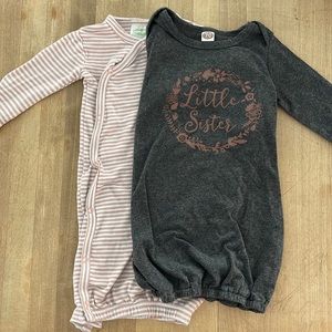 “Little sister” newborn nightgown bundle